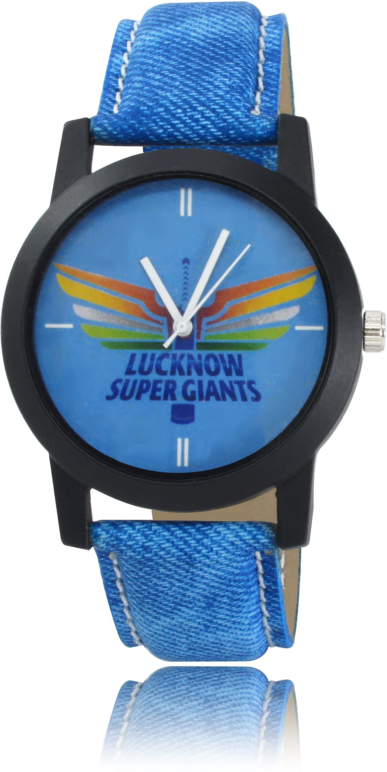 FEMEO IPL Cricket Fans Belt Lucknow Super Giants Leather Belt Watches for Men & Boys (B0BBR35F4B) Amazon Price History, Amazon Price Tracker