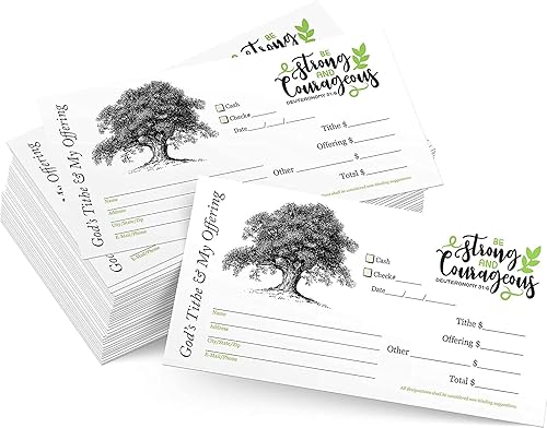 500 Ofrenda de la Iglesia | Sobres de donación de diezmos