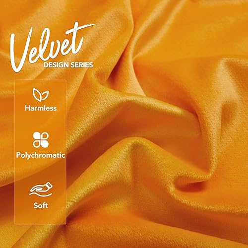 Vista 82 de Deconovo Juego de 2 fundas de almohada de terciopelo, 20 x 20 pulgadas, color verde azulado, cuadradas, con pompones, suaves, con cremallera