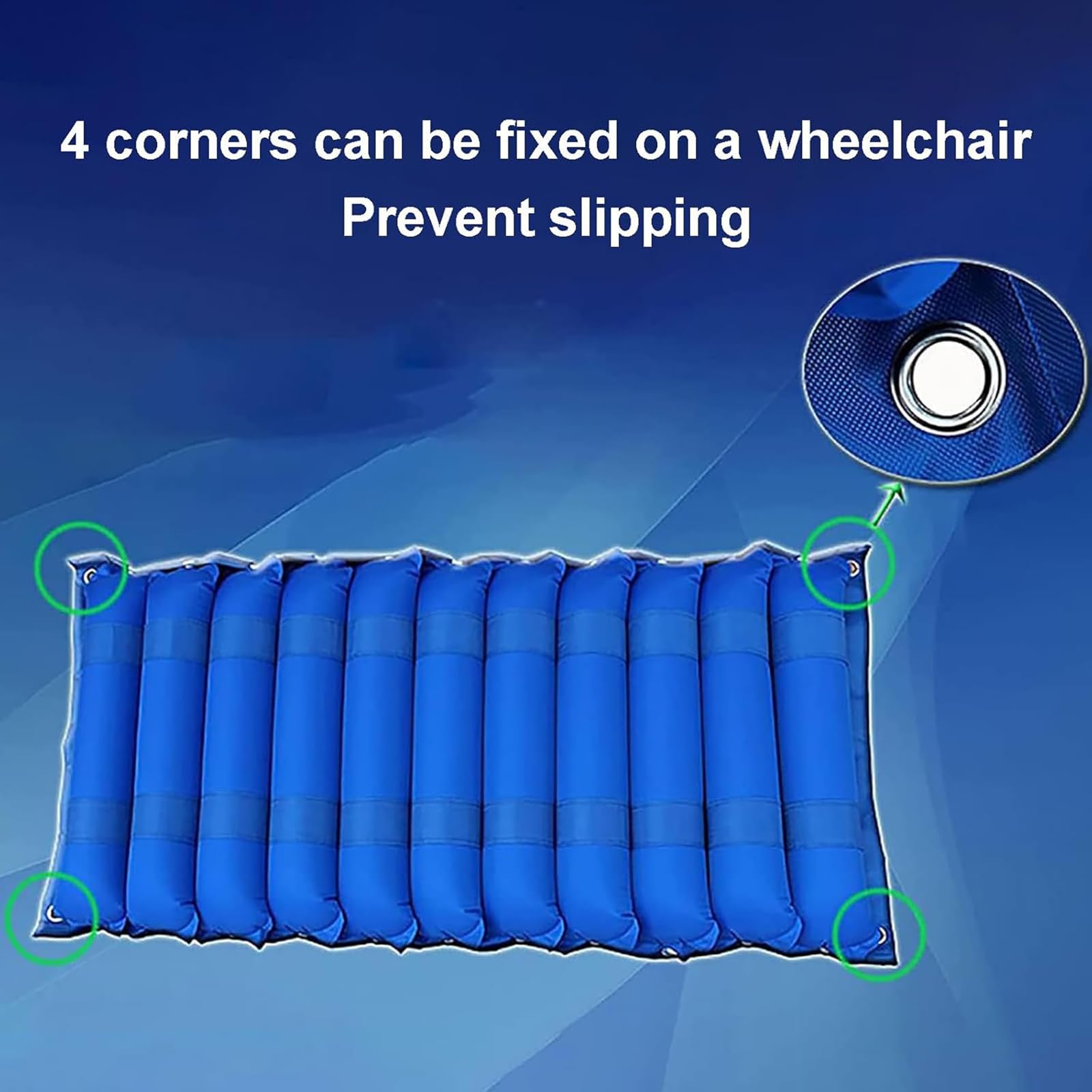 Genérico Cojín para Silla de Ruedas, Cojín Inflable Eléctrico de Aire, Almohadilla de Presión Alterna con Bomba, para Pacientes Postoperatorios para Aliviar Úlceras por Presión