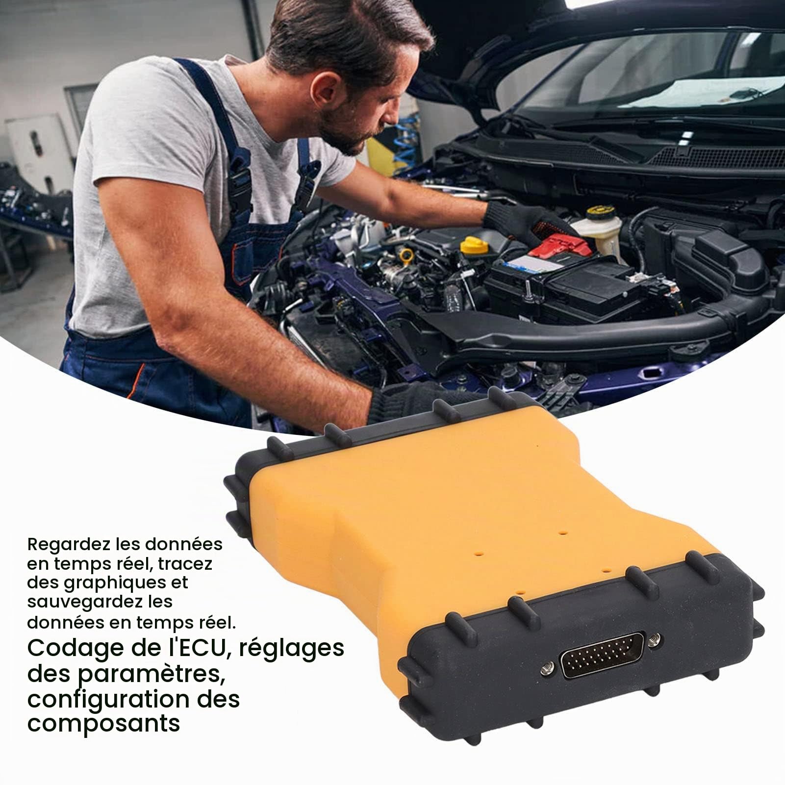 Lecteur de Code OBD2 pour DS150 V9 VCI 150E TCS OBD2 Scanner de Diagnostic Double Carte Multifonction Outil de Diagnostic de Voiture Accessoires de Voiture pour Hommesrs Voiture