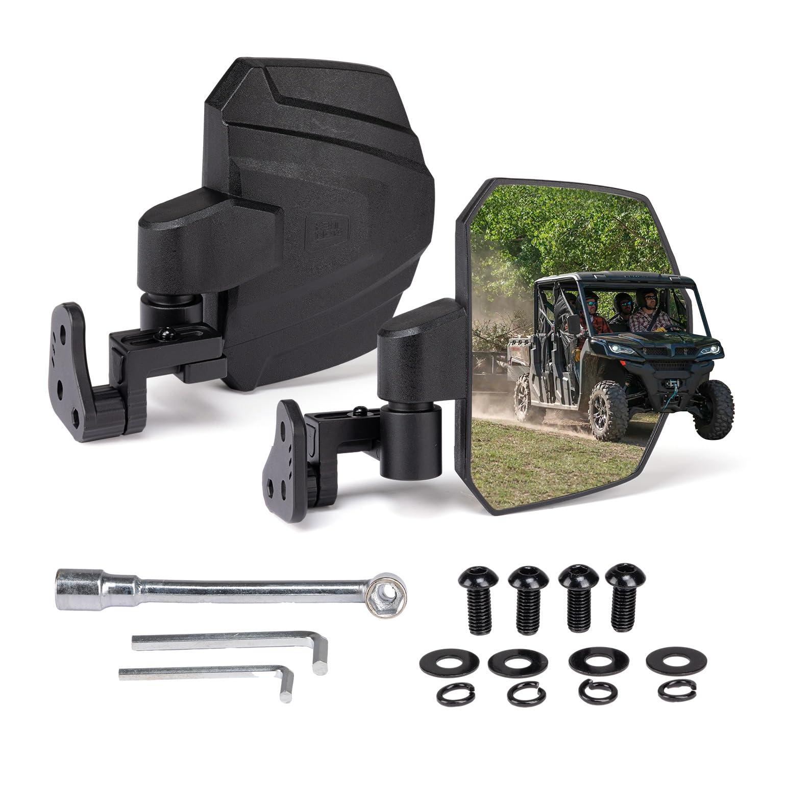 Amazon.com: KEMIMOTO Mirrors UTV Side Mirror Compatible with