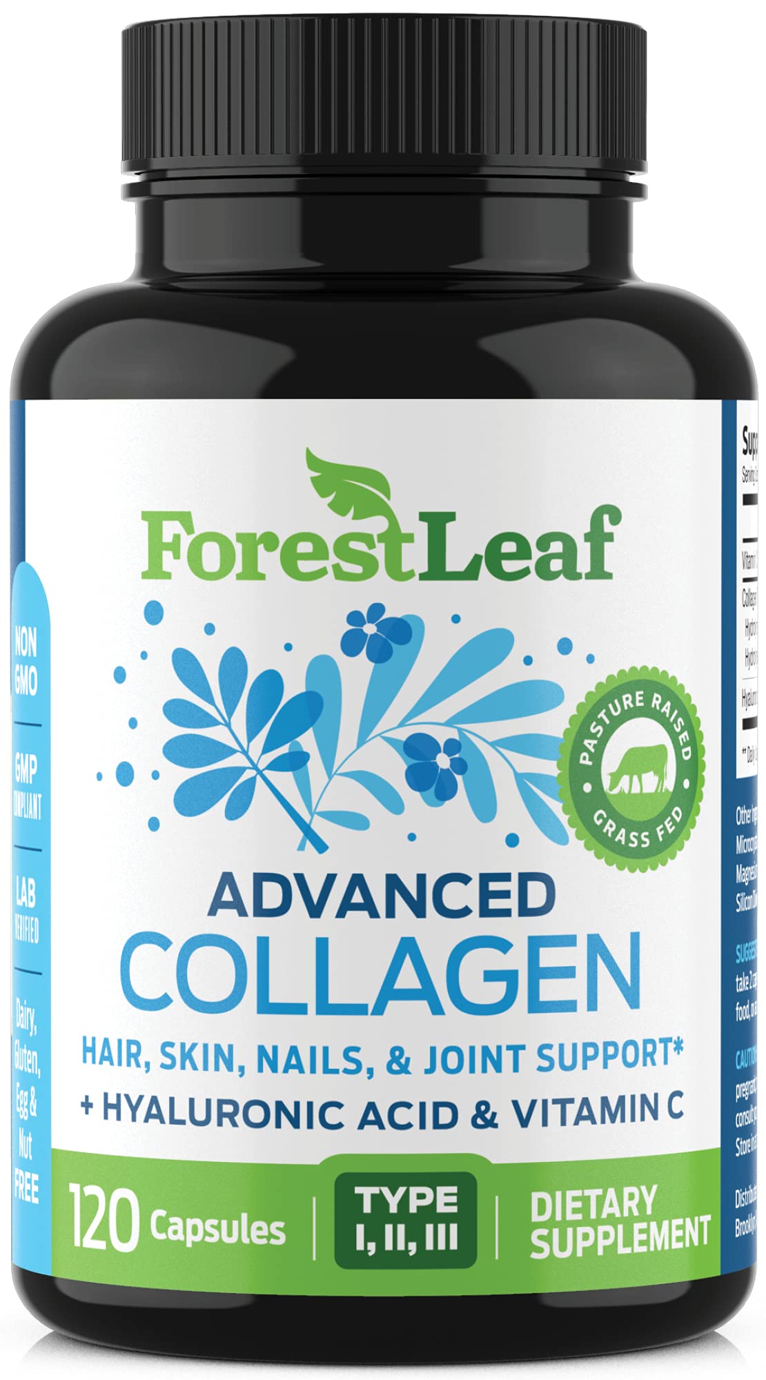 Buy Forest Leaf Collagen Pills with Hyaluronic Acid & Vitamin C