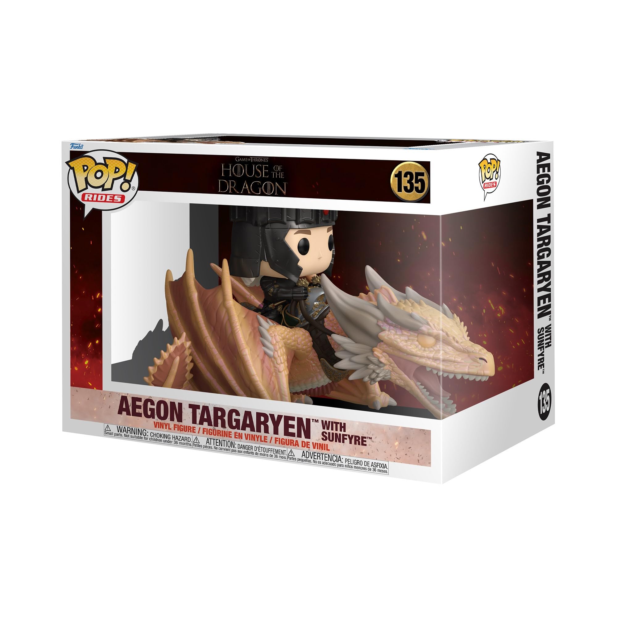 Funko POP! Rides: House of The Dragon - Aegon Targaryen with
