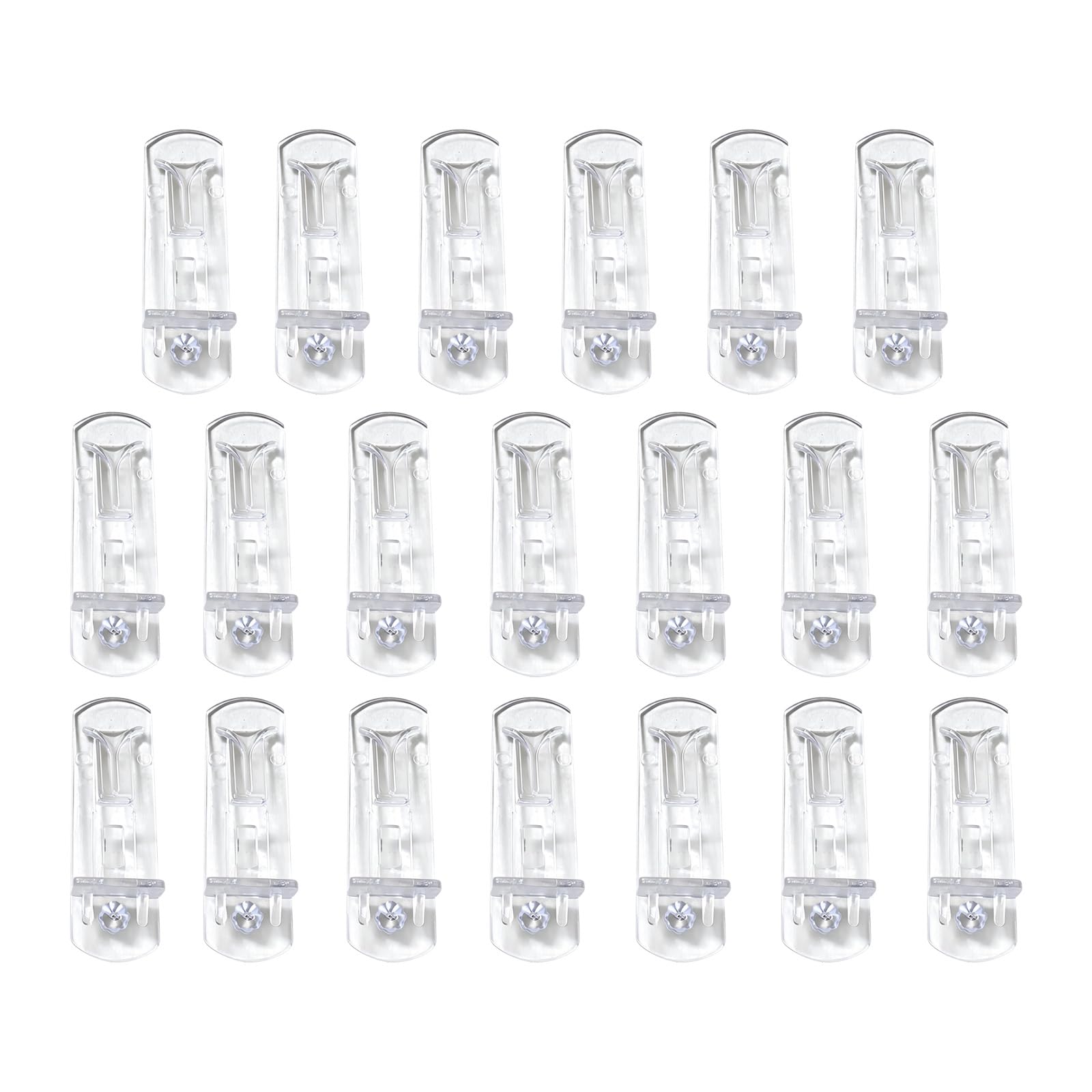 10Pcs Locking Shelf Heavy Duty Transparents Pegs for Cabinet Wardrobe Bookcase Easy Installation Antislip Shelf Holders