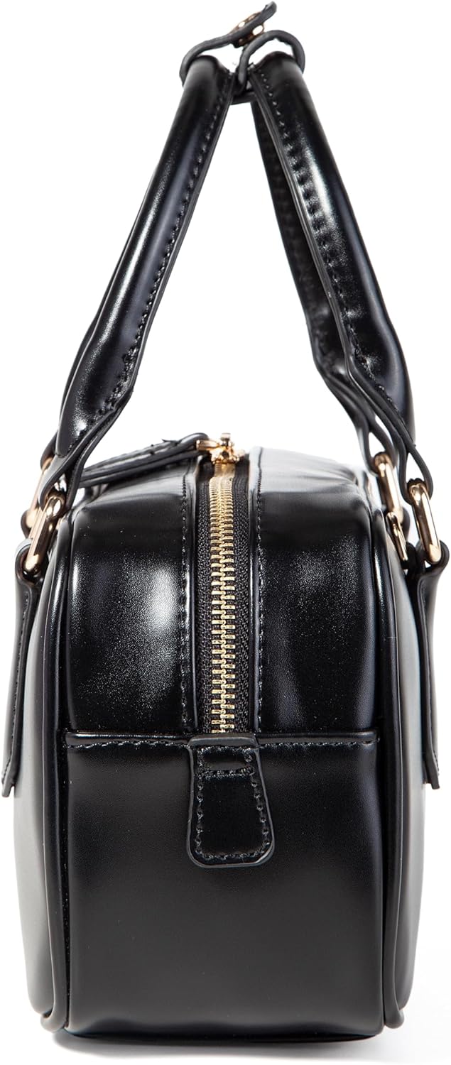 Small Boston Crossbody Bag for Women, Cute Retro Purse Shoulder Handbag with Top Handle Charm | Cute Charm, Top Handle