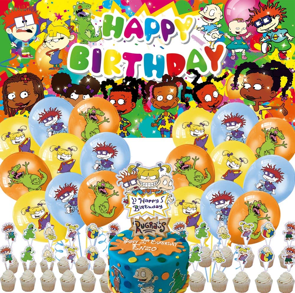 Buy Rugrats Party Supplies Decorations Balloons Cake Topper Backdrop