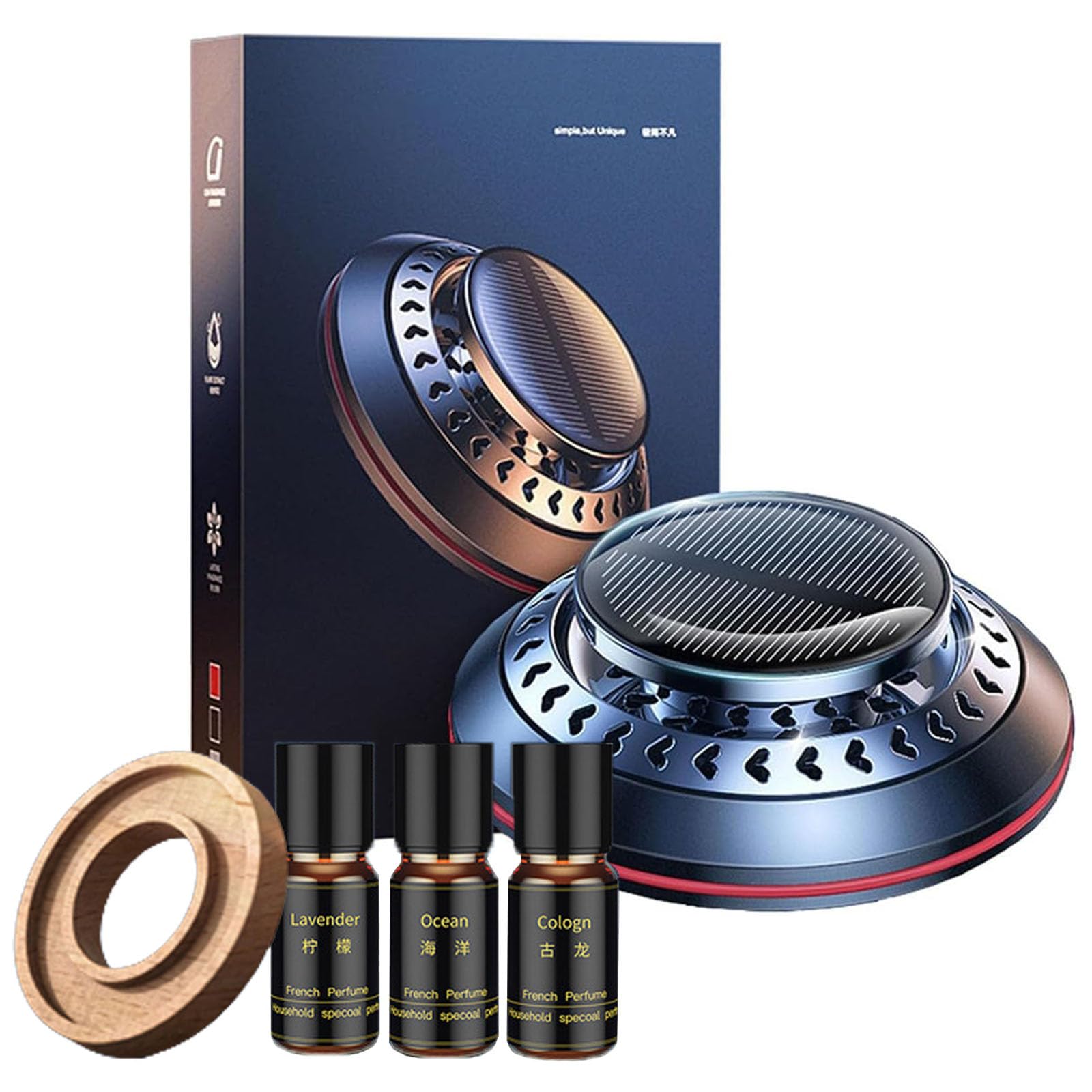 Bikenda Electromagnetic Molecular Interference Antifreeze Snow Removal Instrument, Vehicle Microwave Molecular Deicing Instrument, Bikenda Deicing Instrument, Car Diffusers Essential Oils (Black,B)