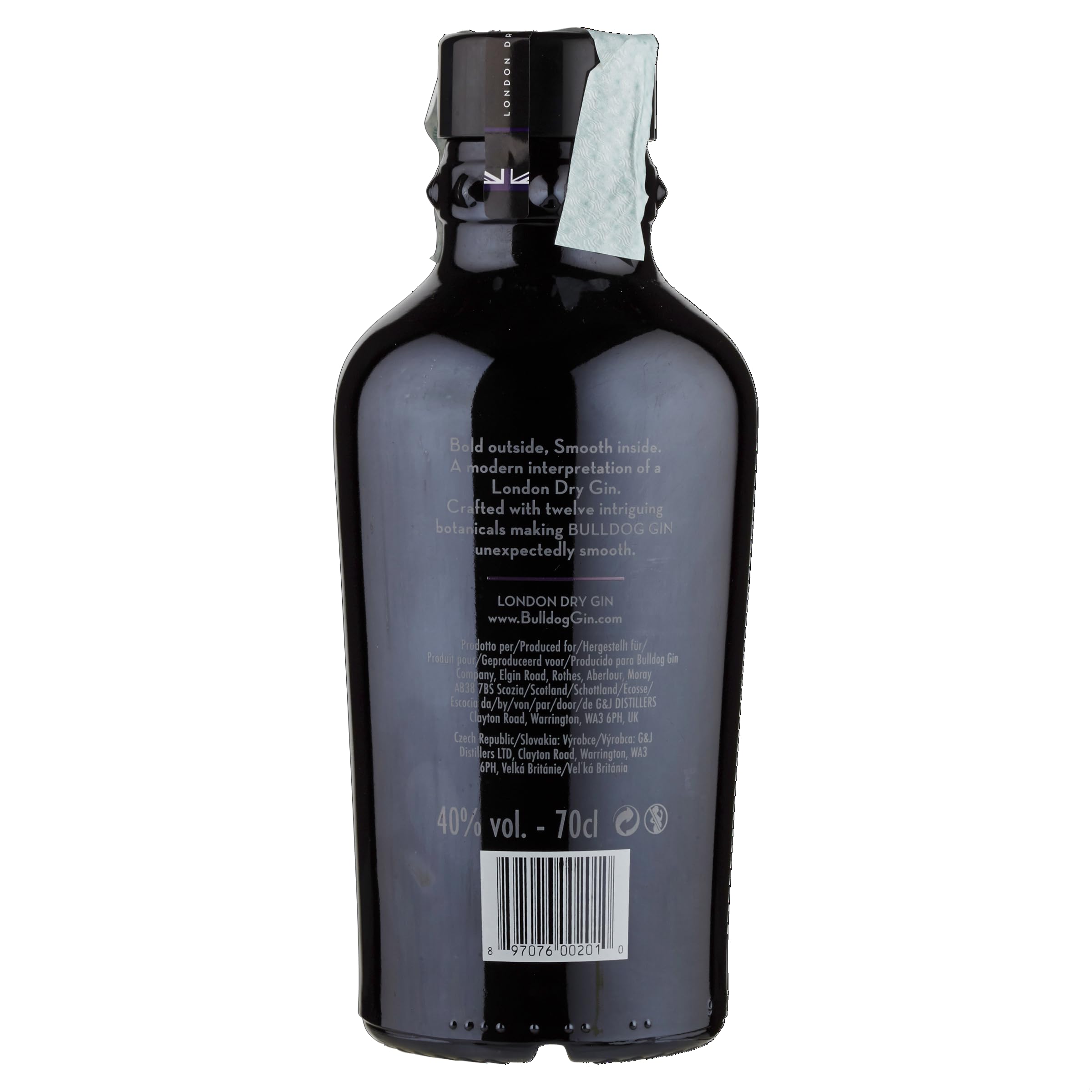 Bulldog - London Dry Gin, 70 cl, 40% Vol
