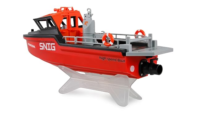 Foto 4 de 7 de Amewi Barco Salvavidas RC sin escobillas, 320 mm, RTR Rojo/Negro, teledirigido, niño a Partir de 8 años