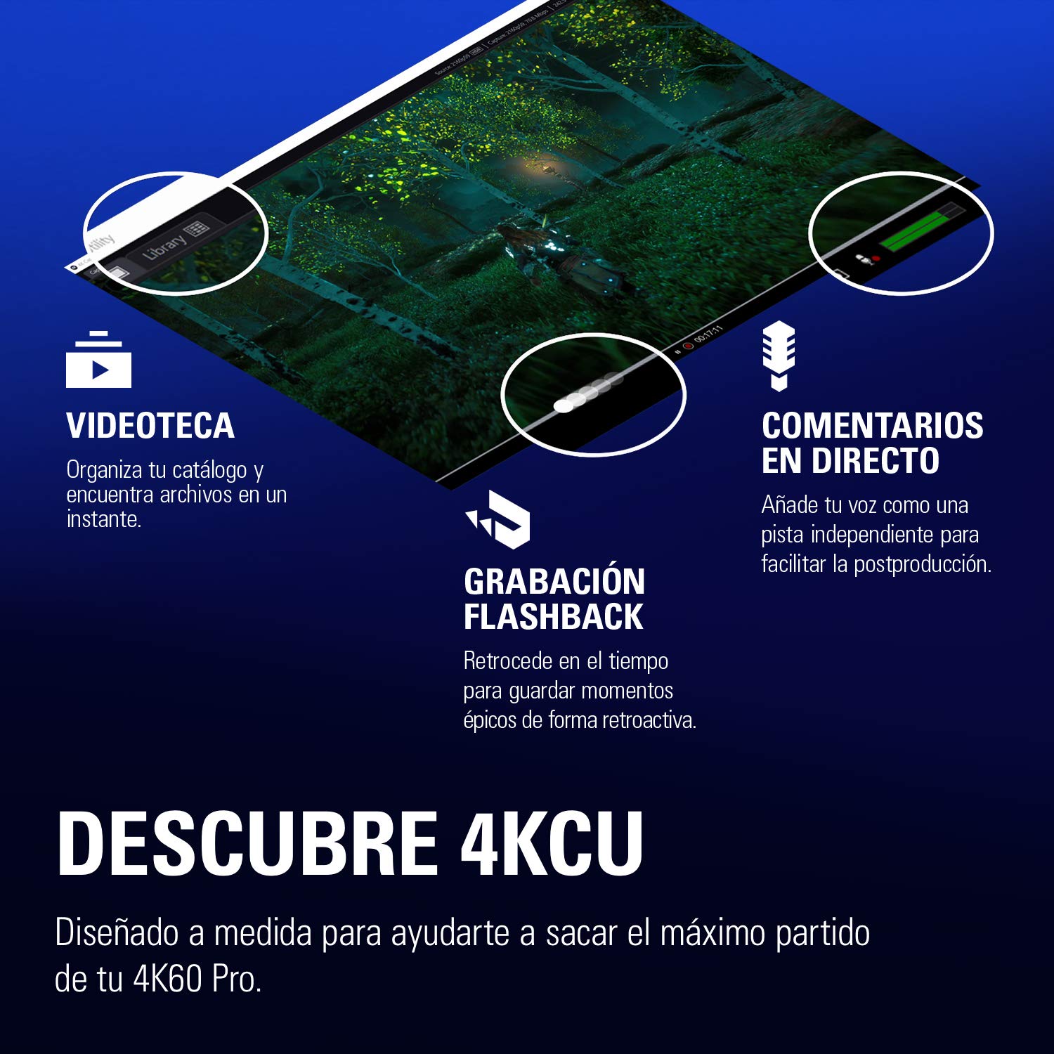 Corsair Game Capture 4K60 Pro MK.2 - Captura y traspaso de señal a 4K 60FPS HDR Captura, PCI x4 (Interno), Tecnología Visualización Instantánea de latencia ultrabaja