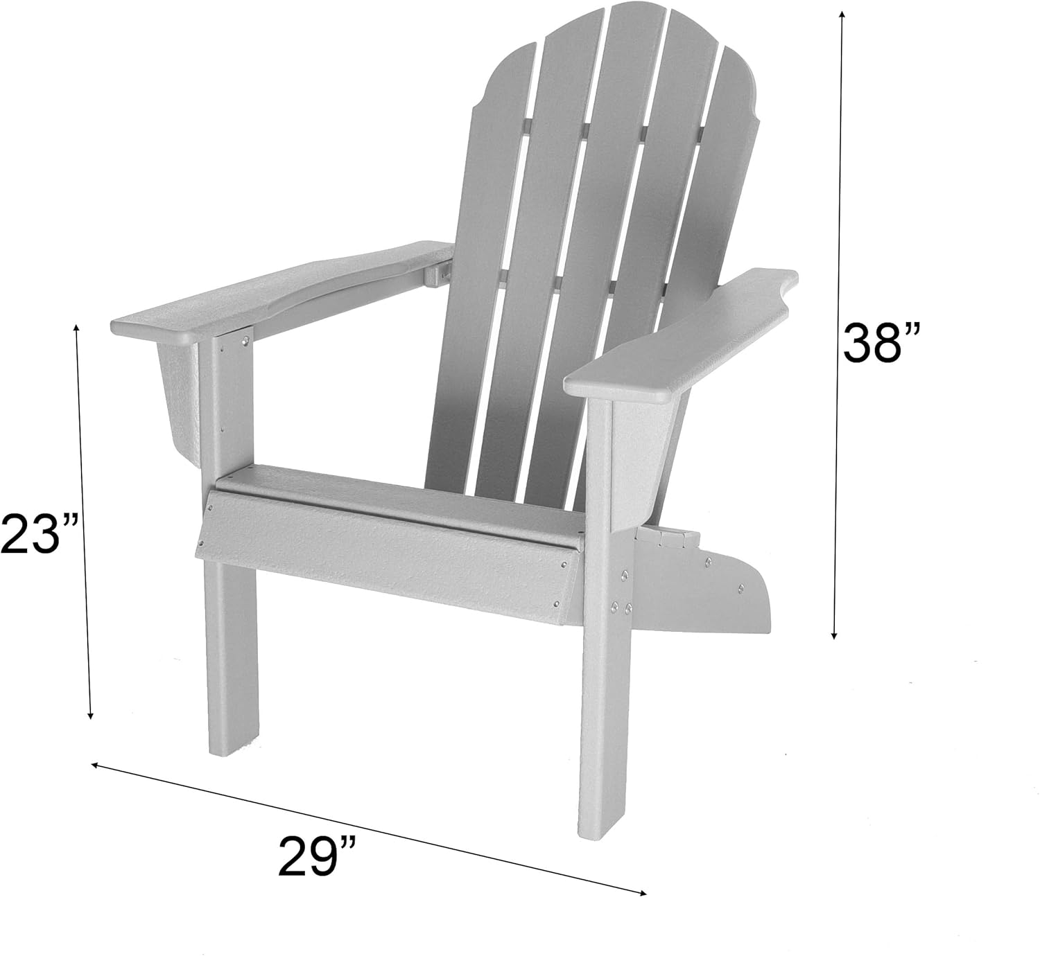 Buy Zenvida Resin Adirondack Chair Outdoor Patio Furniture Online