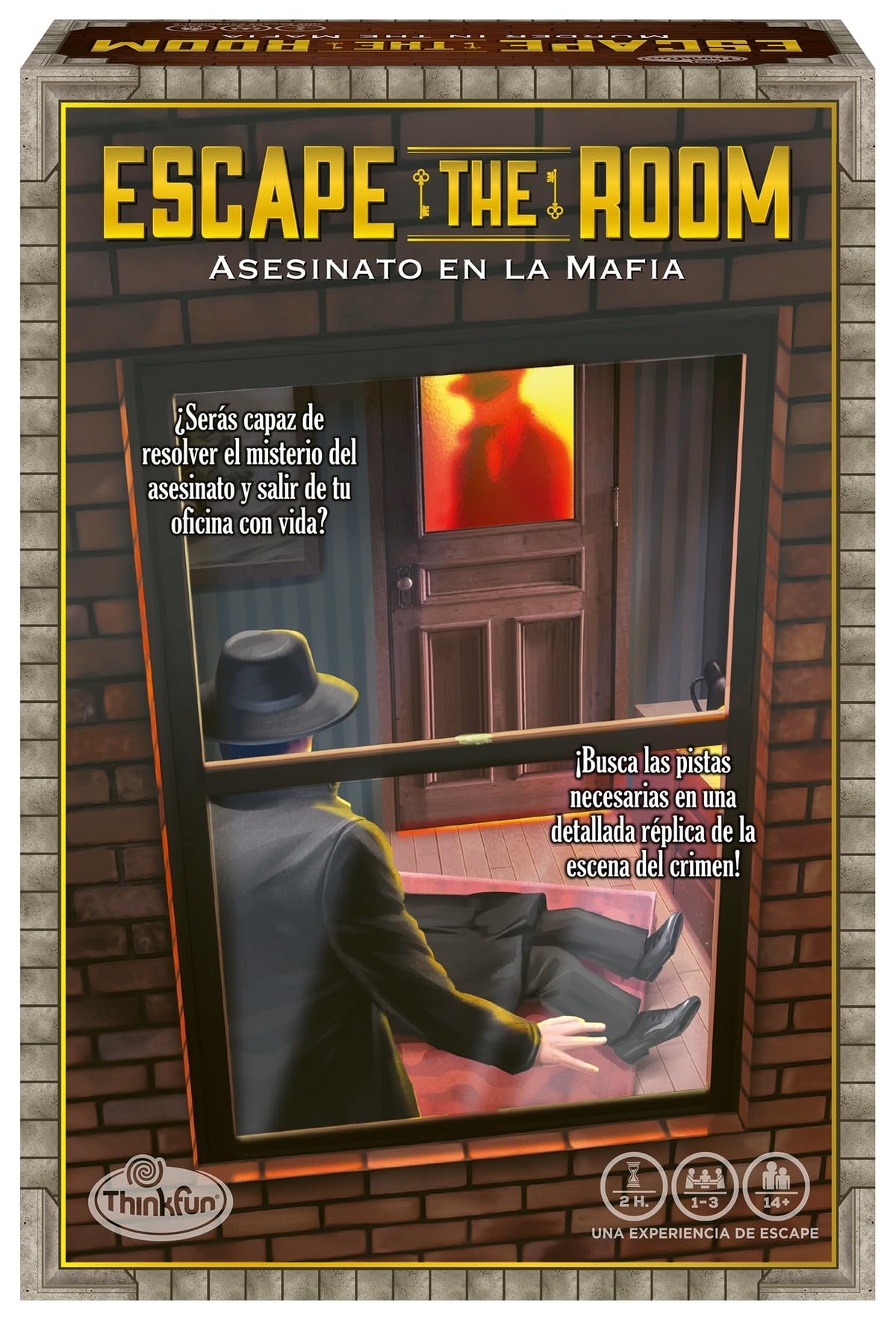 gs1 data protected company 4005556000005 Think Fun 76538 6 Escape The Room - Omicidio nella Mafia Gioco da Tavolo, 14+ Anni