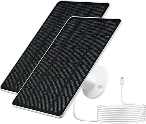 Cargador de panel solar compatible con Arlo Essential 2K Outdoor (2. generación)cámara Essential XL (2. generación)Essential Spotlight