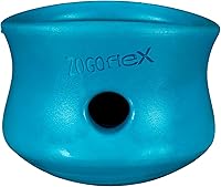 Vista 20 de Dispensador interactivo de golosinas para perros West Paw, con diseño Toppl de Zogoflex®, L, Verde agua