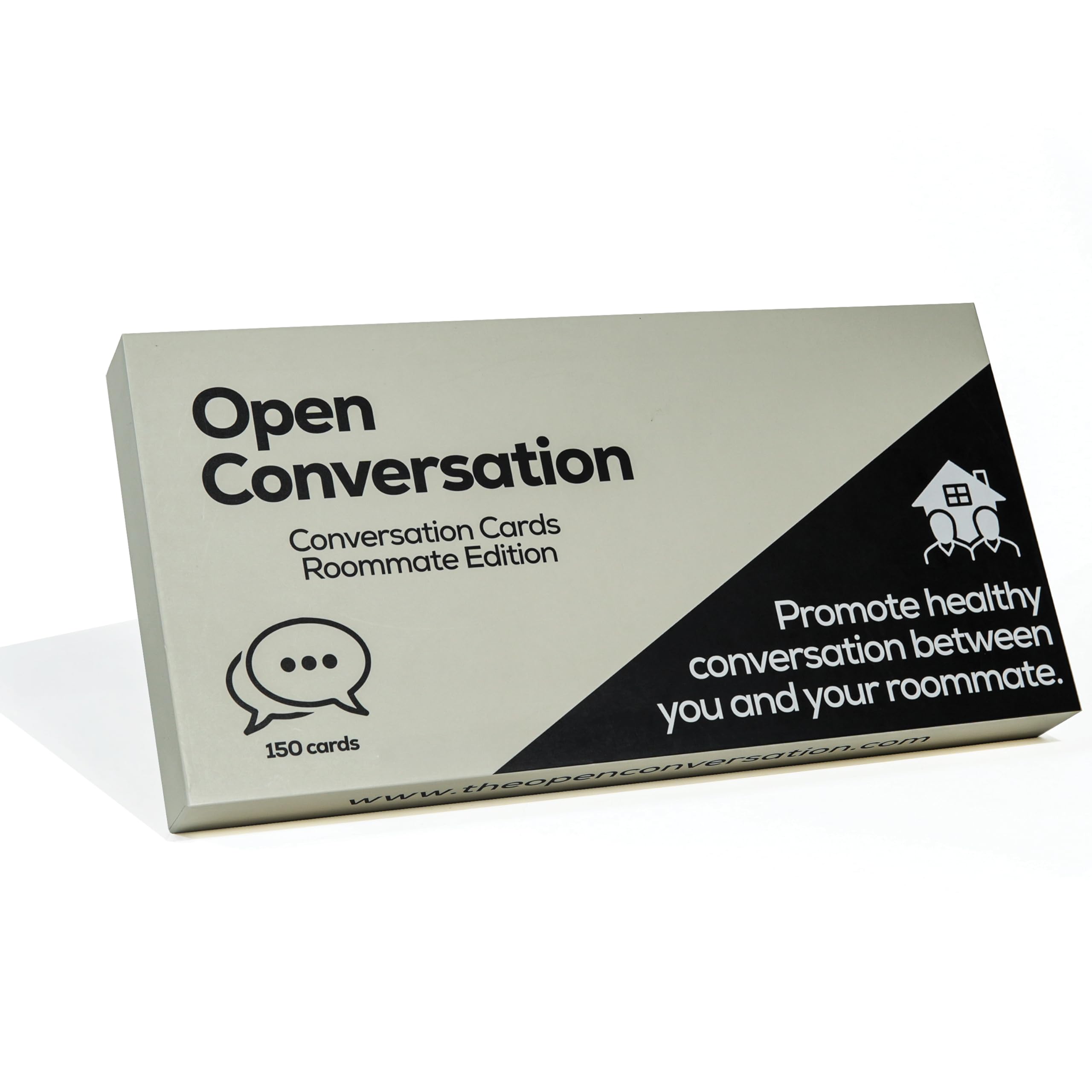 Open Conversation - 150 Conversation Starters for Roommates - Questions to Get to Know Your Housemate Better - Fun Games Nights & Relationship Building