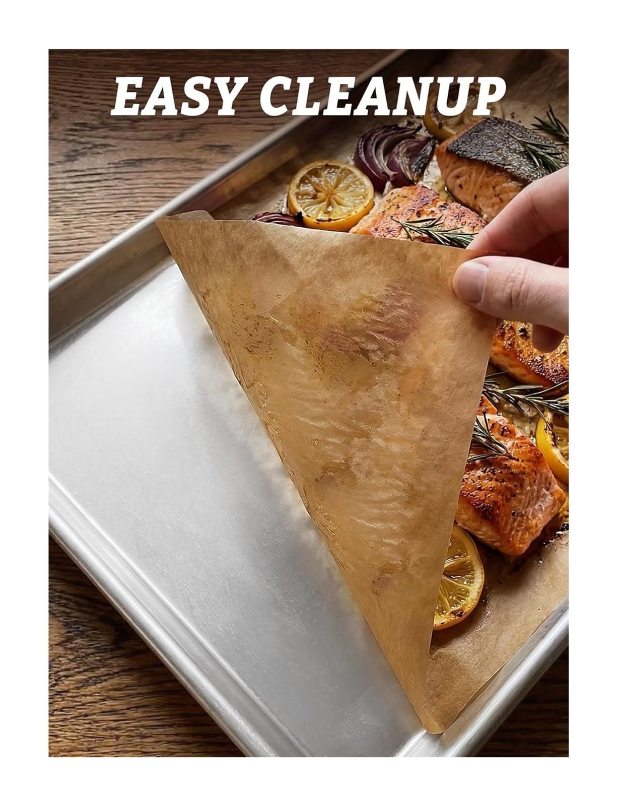 Pergamentpapier, 12x16 Zoll Zuschnitte, Antihaft-Einlage | Ungebleichter Holzzellstoff, 400 Blatt, bis 450°F, zum Grillen