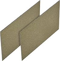 Vista 8 de MECCANIXITY Cubierta de guía de ondas para horno de microondas, placa de reparación de mica, placa de horno para cocina, 5.906 x 3.937 x 0.020 in