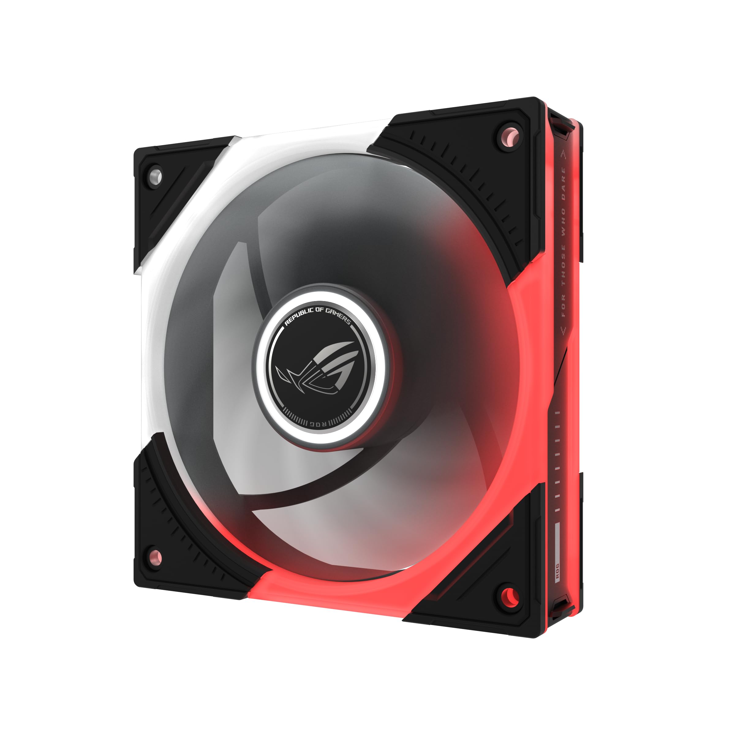 ASUS ROG Eurux GR120 ARGB PWM Lot de 3 ventilateurs PWM de 120 mm, 2600 tr/min, chaîne en marguerite brevetée, éclairage personnalisé, moyeu de ventilateur
