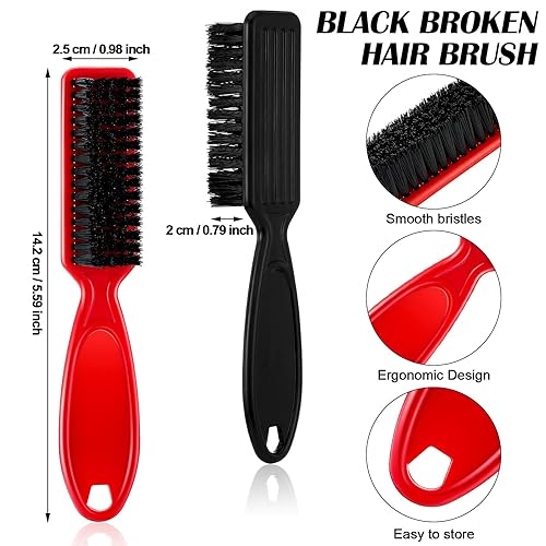 Miniatura 2 de 12 piezas de cepillo de limpieza de cuchilla de peluquero Clipper cepillo de limpieza de nylon cepillo limpiador cepillo de peluquería cepillo