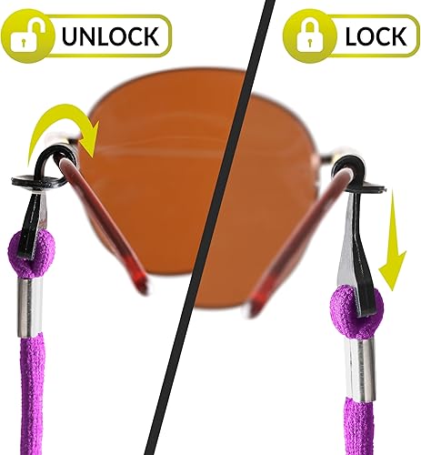 Miniatura 27 de SIGONNA Correa de soporte para lentes de ojos, correas para gafas para hombres y mujeres, soportes para anteojos alrededor del cuello, cadena