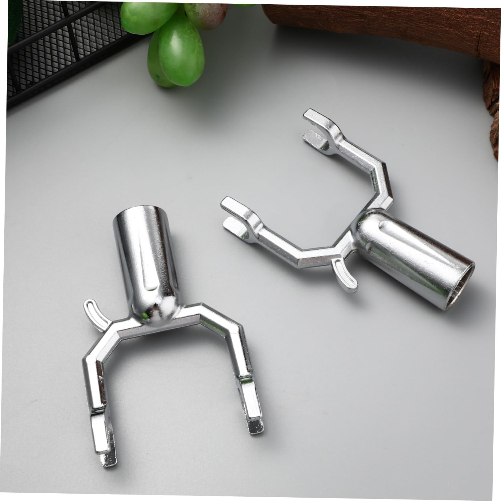 Supvox 8 Stück Baumstützen 10cm Astspreizer Pflanzen Kompressionsstütze Wiederverwendbare Pflanzenstütze Metall Astklammern für Obstbäume und Garten