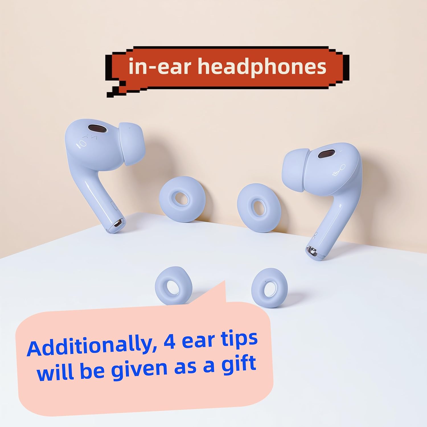 Wireless Bluetooth Earphones with Active Noise Reduction, Real-time Translation, high Fidelity Sound Quality, and a Free Anti Loss Lanyard (White) Included (White)