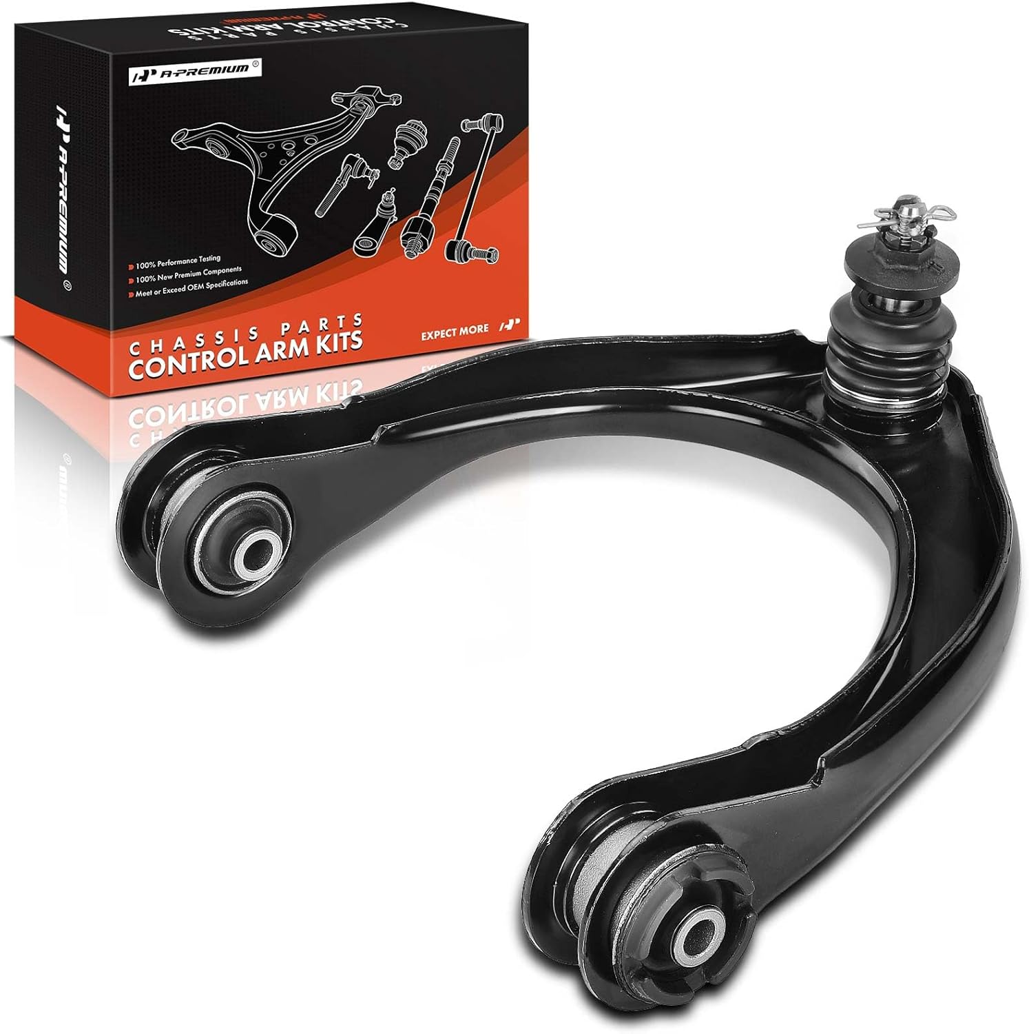 A-Premium Front Right Upper Control Arm, with Ball Joint and Bushing, Compatible with Lexus IS200t 2016-2017, IS250 2006-2015, IS300 2018-2020, IS350 2006-2020, IS F 2008-2014