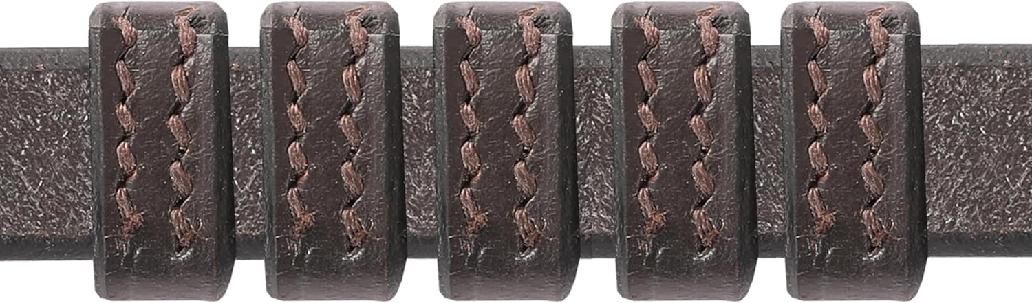 Exion Leather Keepers Horse Bridle - Pack of 5 Replacement Bridle Keepers for Flash, Breastplate, Martingale, and Halters | Anti-Slip Top-Grain Leather