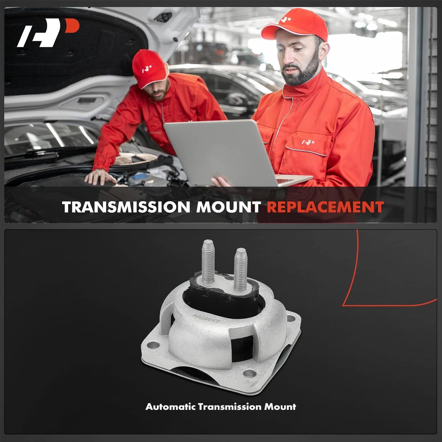 A-Premium Transmission Mount Compatible with Mercedes-Benz GLE300d, GLE350, GLE400, GLE43 AMG, GLE450 AMG, GLE550, GLE550e, GLE63 AMG, GL350, GL450, GL550, GL63 AMG, GLS450, GLS550, ML250, ML350