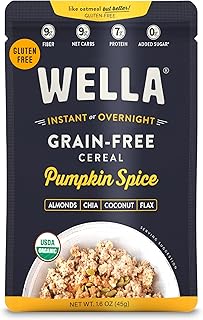 Wella Cereal Oatmeal Alternative, Gluten-Free Breakfast Hot Cereal, Grai...