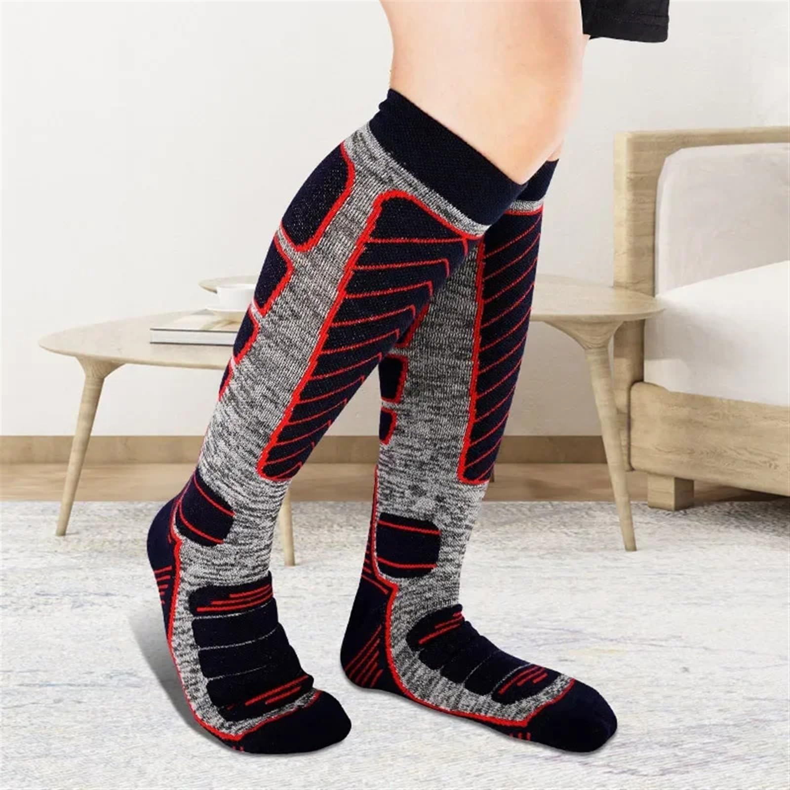 Chaussette Ski Chaussettes Thermiques en Laine for Homme et Femme, idéales for Le Ski, Cyclisme, Snowboard, la randonnée, l'alpinisme, Camping