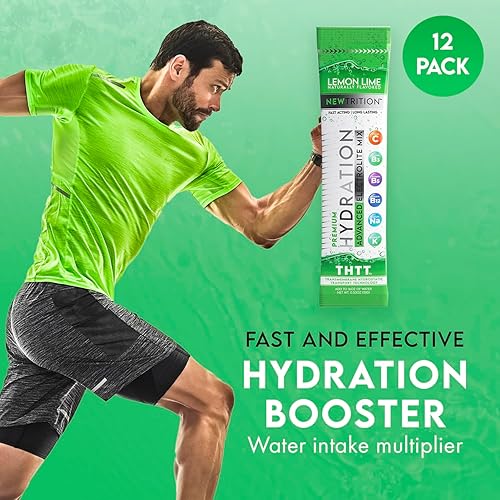 Miniatura 3 de Paquetes de hidratación en polvo de bebida con electrolitos  Alivio de la deshidratación 12 porciones - Lima limón