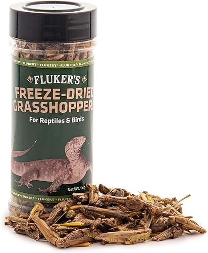 Miniatura 23 de Fluker's Grillos liofilizados, ideales para reptiles, pájaros y peces, llenos de proteínas y nutrientes esenciales, 1.2 onzas