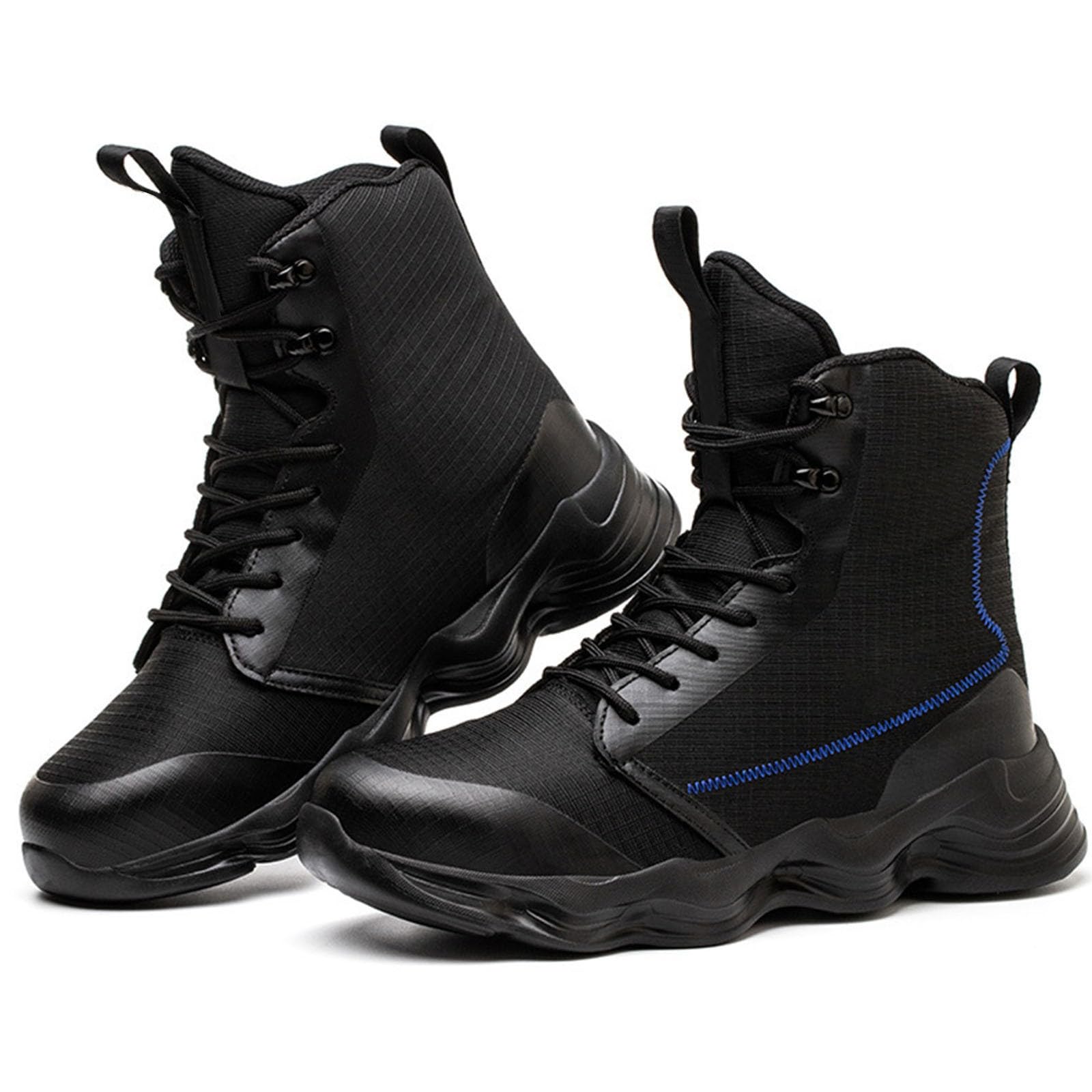 Stivali invernali da uomo alti antiscivolo scarpe da trekking stringate