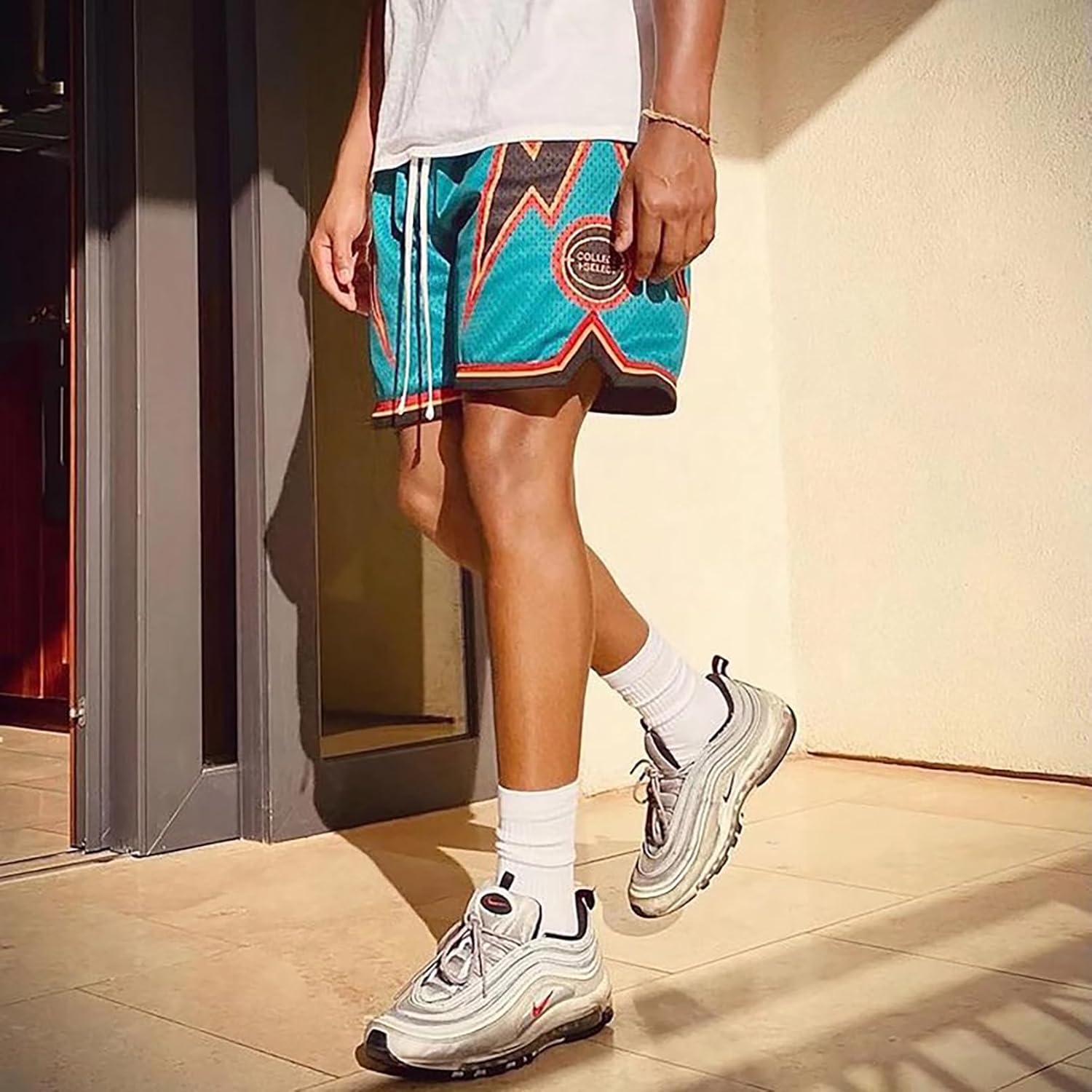 BOOMLEMON Men's Basketball Shorts Gym Training Workout Athletic Shorts Mesh Graphic Print Running Short Pants - Image 3