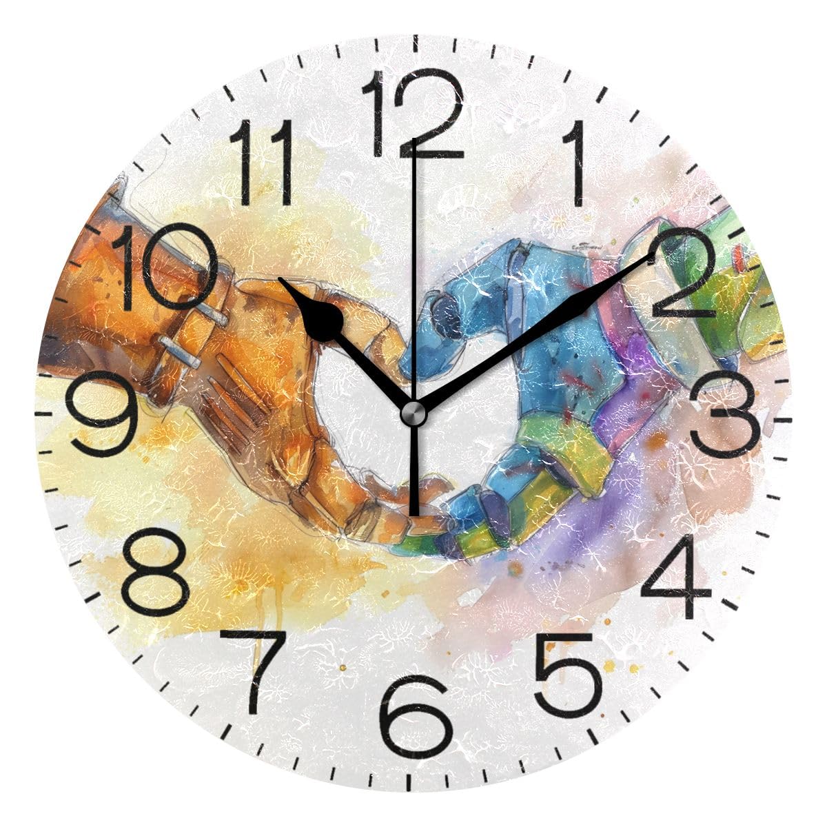 Horloge silencieuse sans tic-tac pour des nuits paisibles
