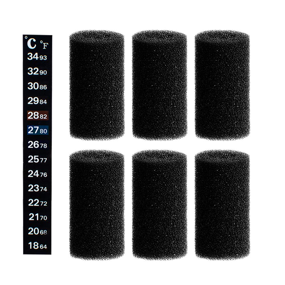 IAFVKAI6 PCS Pre-Filter Sponge Aquarium Foam Sponge Roll Intake Filter Cover for Fish Tank