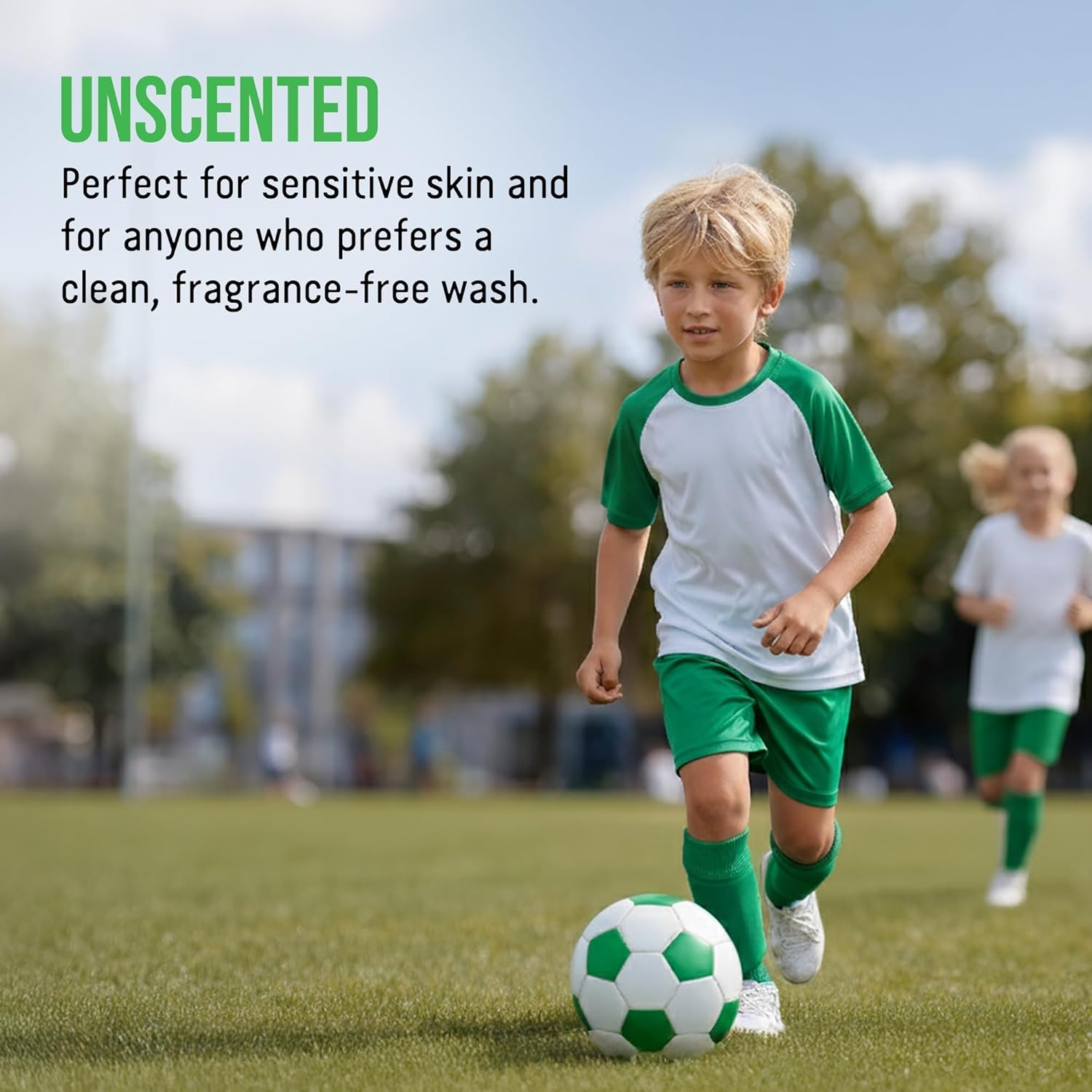 Rockin’ Green Active Wear Laundry Detergent - Unscented Laundry Detergent Powder & Odor Eliminator - Workout Clothes & Sportswear - Safe for Sensitive Skin - 90 Loads thumbnail