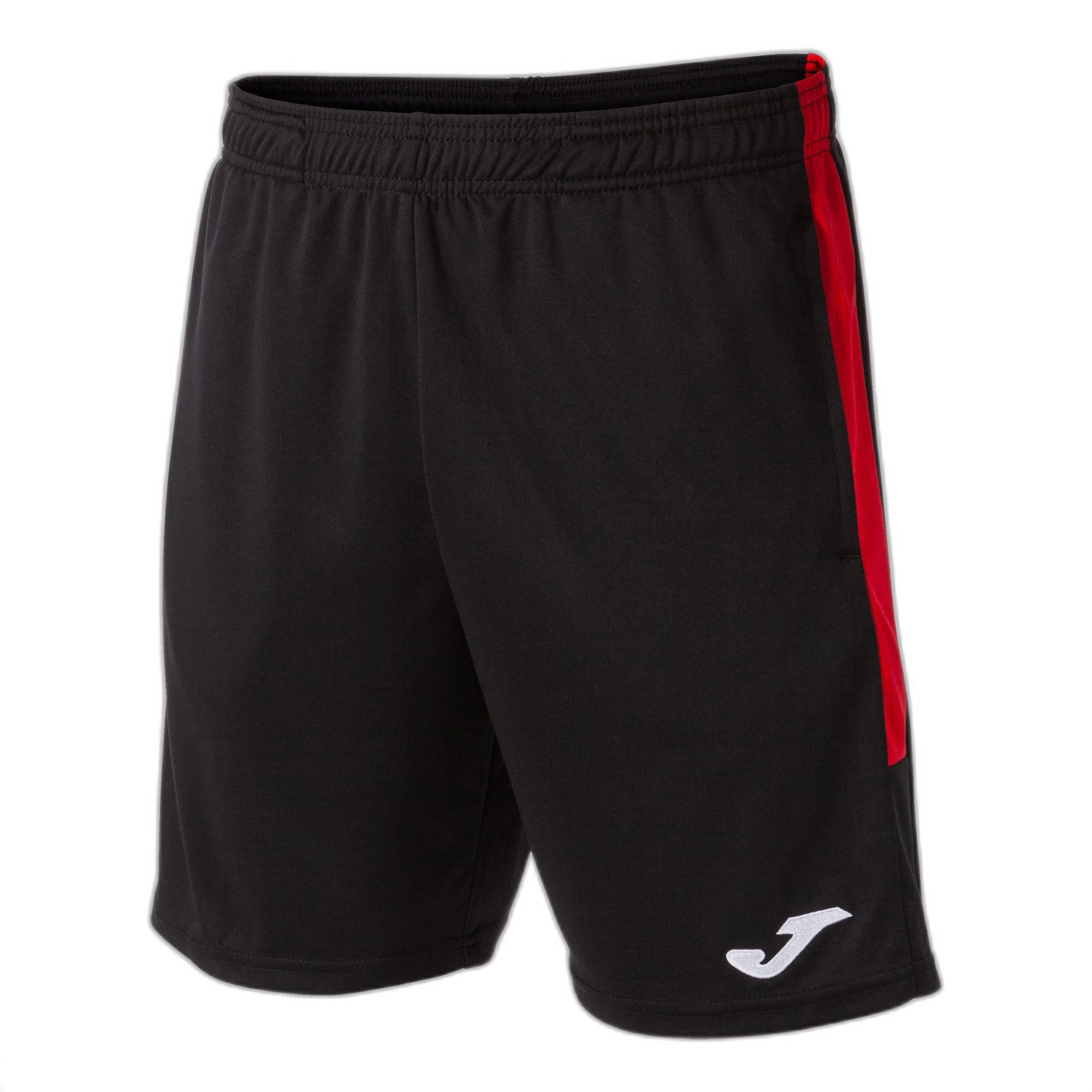 Joma Men's Bermuda Eco Championship Shorts, Black Red, 5XS