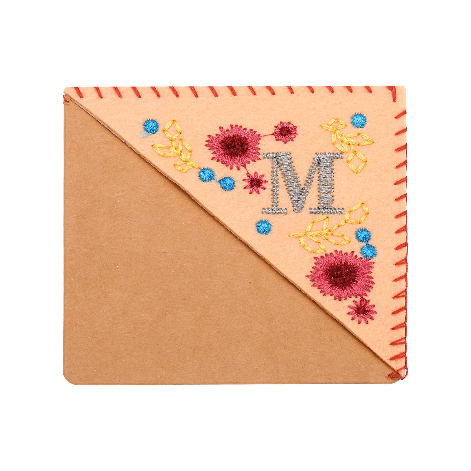 PATIKIL Personalized Embroidered Corner Bookmark