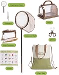 ROBUD Kids Explorer Kit, Bug Catcher Kit with Costume Set, Outdoor Exploration Set for Camping, Montessroi Toy for Kids Coming Closer to Nature,WRP07