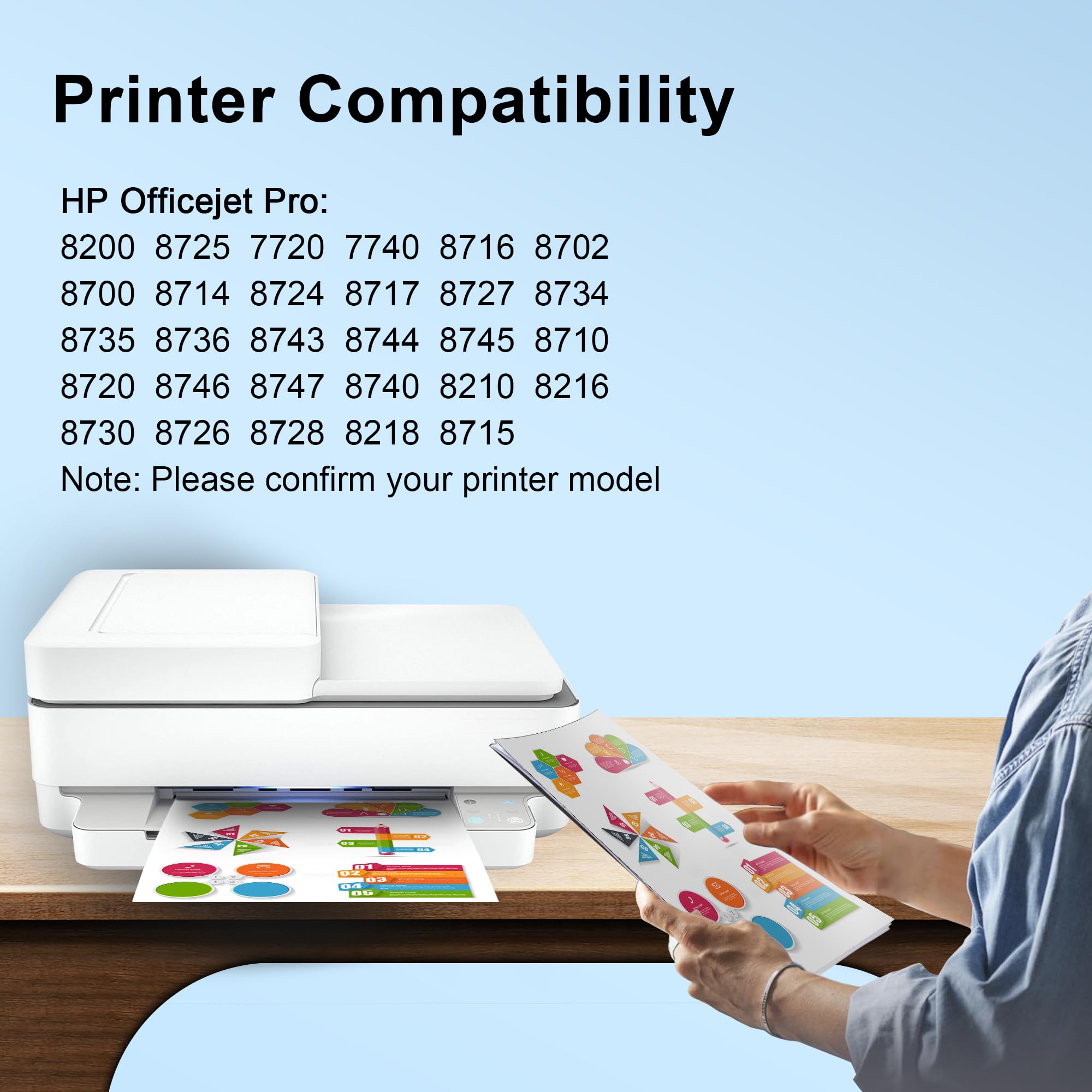Hp Officejet Pro 8715 2023 4 Pack HP 952XL BLACK & COLOR INK OFFICEJET ...