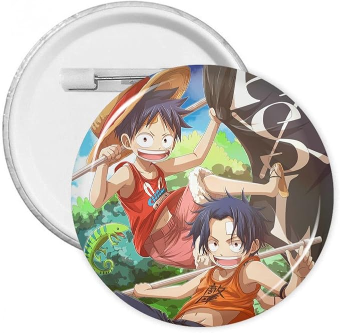 Amazon One Piece ワンピース エース バッジ バッジ キャラクター アニメ おしゃれ バッグ掛け 脱落防止 ジュエリー 通販