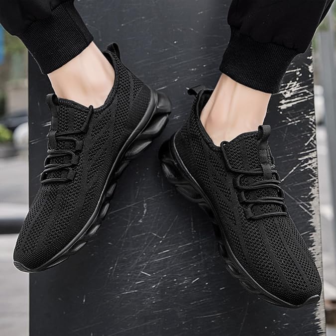 ZGPWZWL Mens Running Shoes Tennis Gym Workout Athletic Sneakers for Men