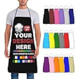 Custom Apron Personalized Aprons For Men Women With Pockets Customized Cooking Kitchen Aprons With Picture Text Logo