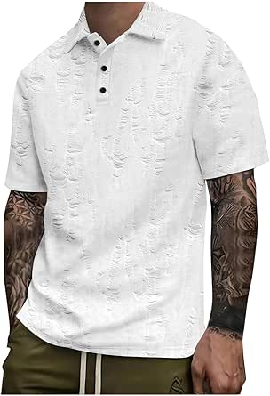 T-shirts Décontracté Été Multicolore Bloc Zip Quotidien Ample Jersey