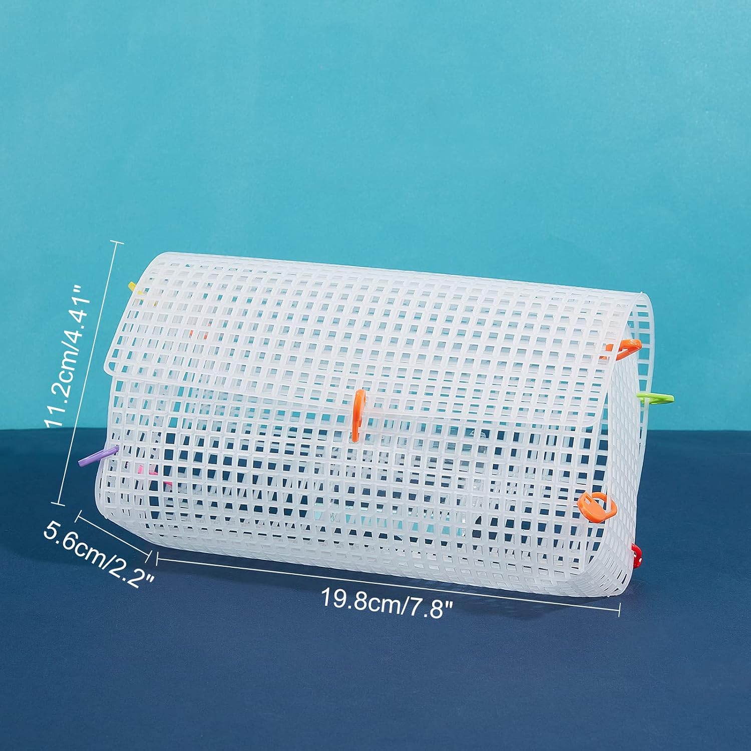 CHGCRAFT DIY Knitting Crochet Bags Kit Mesh Plastic Canvas Sheets Ribbon Set for DIY Craft Shoulder Bags Accessories Tool with Knitting Needle