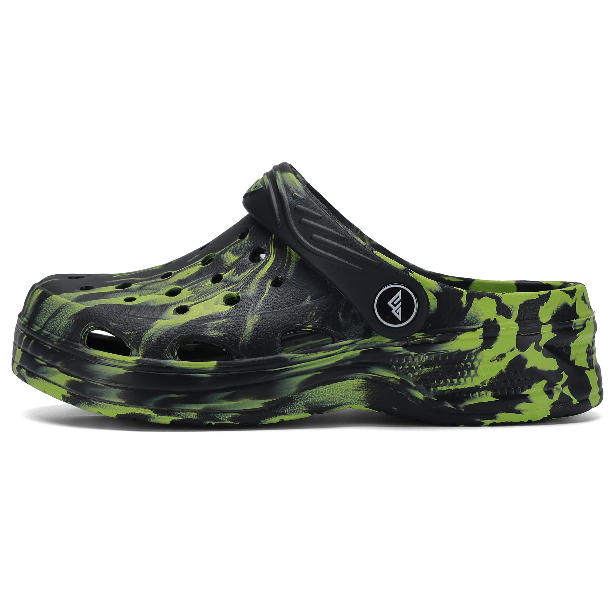 Boys Girls Camo Graphic Clog Beach Shoes Sandals(Littele Kid/Big Kid)