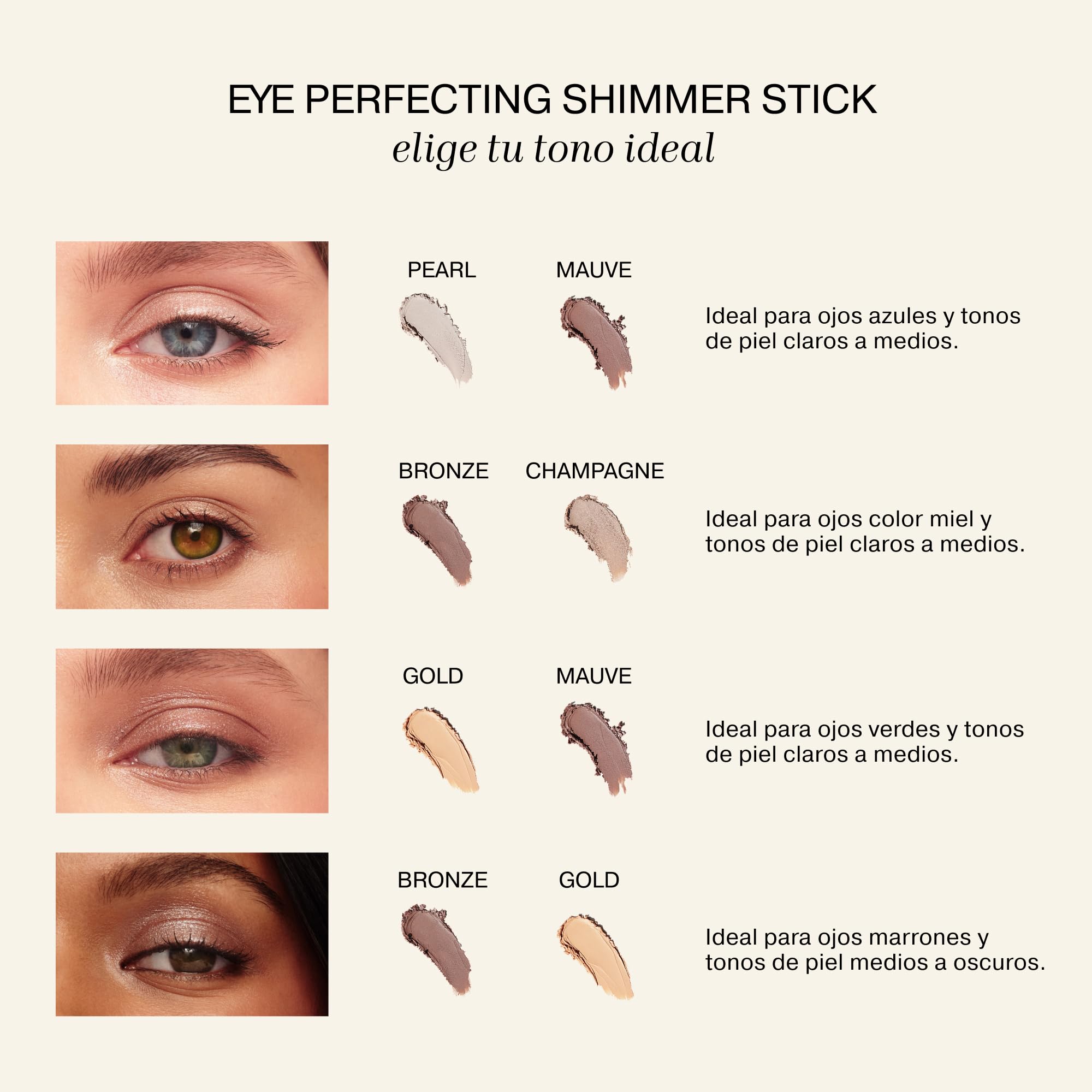 MERODA® Sombra de Ojos en Stick [ANTI MANCHAS] - Sombra en Barra de Larga Duración - Sombra Cremosa para Todo Tipo de Piel - Stick para Ojos Cansados - Barra Iluminadora Ojos (Malva)